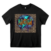 Black Leopard mom Heavy Core Tee - FaDigitalArtStudio