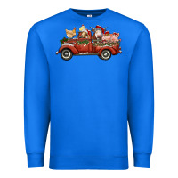 True Royal christmas truck with farm animals Premium Sweatshirt - RanaPortraitStore
