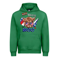 Emerald Red White And Moo Cow Urban Hoodie - RanaPortraitStore