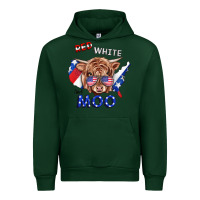 Foreset Green Red White And Moo Cow Urban Hoodie - RanaPortraitStore