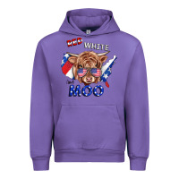 Tulip Red White And Moo Cow Urban Hoodie - RanaPortraitStore