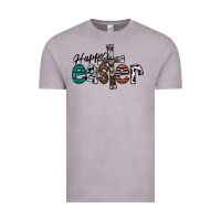 Vintage Zinc Happy Easter Vintage Tee - CowhideDigitalArt