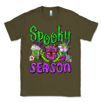 Army Green Spooky Season Coffee Cups Classic Tee - FaDigitalArtStudio