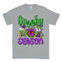 Heather Grey Spooky Season Coffee Cups Classic Tee - FaDigitalArtStudio