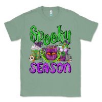 Sage Spooky Season Coffee Cups Classic Tee - FaDigitalArtStudio