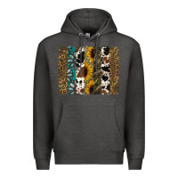Charcoal Heather Western Brushstroke Premium Hoodie - Jasminsmagicworld