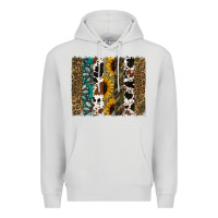 Dove Grey Western Brushstroke Premium Hoodie - Jasminsmagicworld