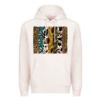 Pale Pink Western Brushstroke Premium Hoodie - Jasminsmagicworld