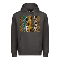 Smoke Western Brushstroke Premium Hoodie - Jasminsmagicworld