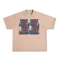 Burro Bull Skull Pattern Urban Heavy Tee - CowhideDigitalArt