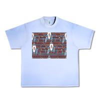 Grape Ice Bull Skull Pattern Urban Heavy Tee - CowhideDigitalArt