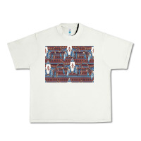 Pistachio Bull Skull Pattern Urban Heavy Tee - CowhideDigitalArt