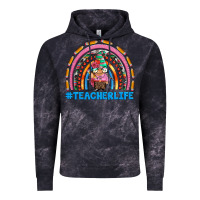 Cloud Black teacherlife and teacher gnome rainbow Vintage Hoodie - Artiststas