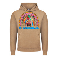 Vintage Coffee teacherlife and teacher gnome rainbow Vintage Hoodie - Artiststas