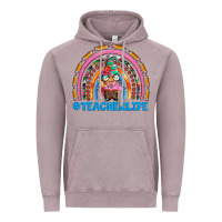 Vintage Zinc teacherlife and teacher gnome rainbow Vintage Hoodie - Artiststas