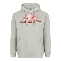 Moon Dust baby pig Heavyweight Hoodie - RanaPortraitStore
