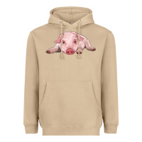 Mushroom baby pig Heavyweight Hoodie - RanaPortraitStore