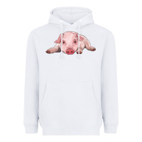 White baby pig Heavyweight Hoodie - RanaPortraitStore