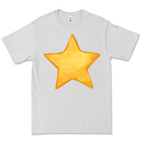 Dove Grey yellow star Premium Tee - FaDigitalArtStudio