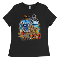Black summer min Ladies Tee - CowhideDigitalArt