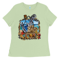 Matcha summer min Ladies Tee - CowhideDigitalArt