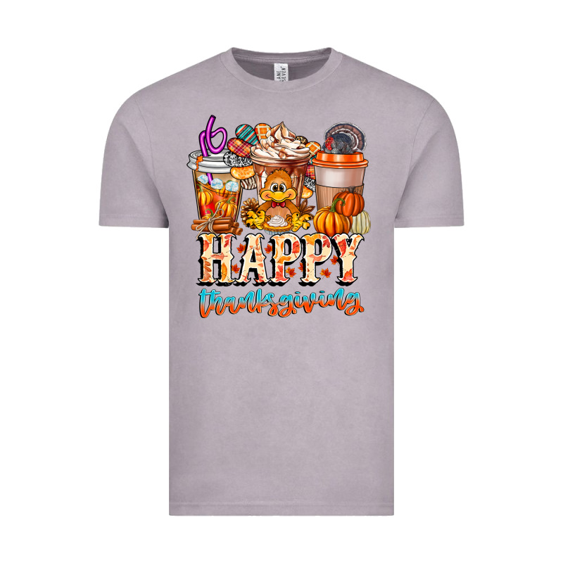 Happy Thanksgiving Vintage Tee by CowhideDigitalArt | Teevron