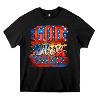 Black God Bless America Heavy Core Tee - Jasminsmagicworld