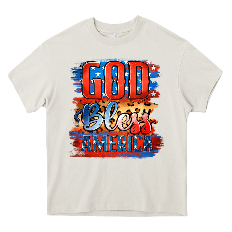 God Bless America Heavy Core Tee by Jasminsmagicworld | Teevron