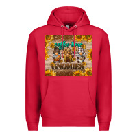 Cardinal coffee time gnomies Premium Hoodie - BarkalooDesign