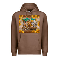 Chestnut coffee time gnomies Premium Hoodie - BarkalooDesign
