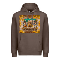 Coffee coffee time gnomies Premium Hoodie - BarkalooDesign