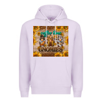 Lilac coffee time gnomies Premium Hoodie - BarkalooDesign