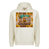 Oatmeal Heather coffee time gnomies Premium Hoodie - BarkalooDesign