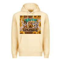 Pina Colada coffee time gnomies Premium Hoodie - BarkalooDesign
