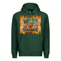 Sports Green coffee time gnomies Premium Hoodie - BarkalooDesign