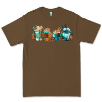 Cacao Winter Coffee Cups Premium Tee - FaDigitalArtStudio