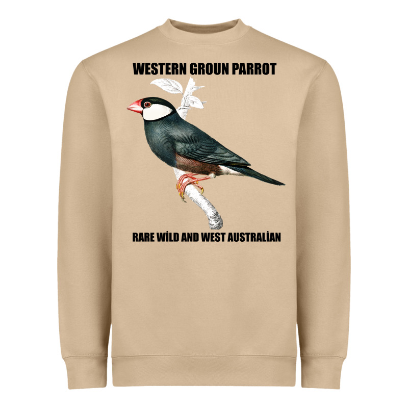Western Ground Parrot Rare Wild And West Australia Heavyweight Sweatshirt by Bettercallsaul | Teevron