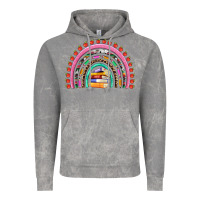 Cloud Rock teacher pen apple books rainbow Vintage Hoodie - Artiststas