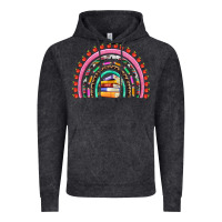 Vintage Black teacher pen apple books rainbow Vintage Hoodie - Artiststas