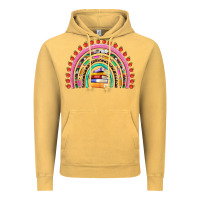 Vintage Mustard teacher pen apple books rainbow Vintage Hoodie - Artiststas