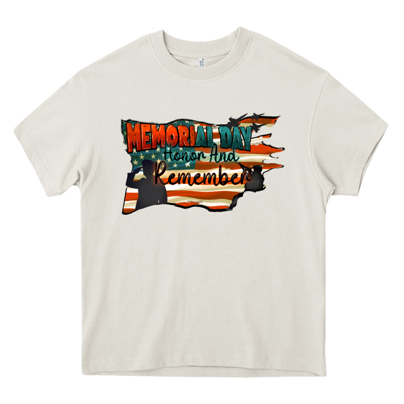 Memorial Day Honor And Remember Heavy Core Tee by FaDigitalArtStudio | Teevron