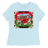 Baby Blue summer vibes Ladies Tee - CowhideDigitalArt