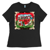 Black summer vibes Ladies Tee - CowhideDigitalArt