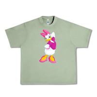 Oil Green daisy duck Urban Heavy Tee - baoMotion