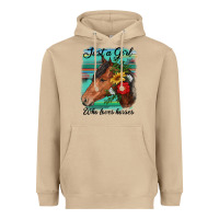 Mushroom just a girl who loves horseshoe Heavyweight Hoodie - RanaPortraitStore