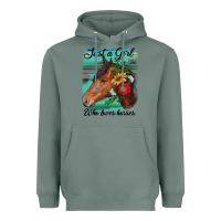 Sage just a girl who loves horseshoe Heavyweight Hoodie - RanaPortraitStore