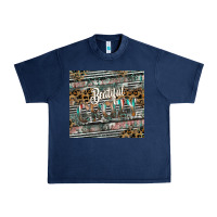 Navy beautiful crazy Urban Heavy Tee - CowhideDigitalArt