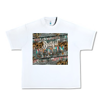 White beautiful crazy Urban Heavy Tee - CowhideDigitalArt