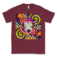 Burgundy halloween  calf scottish Classic Tee - BarkalooDesign