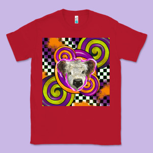 Halloween  Calf Scottish Classic Tee Designed By Barkaloodesign